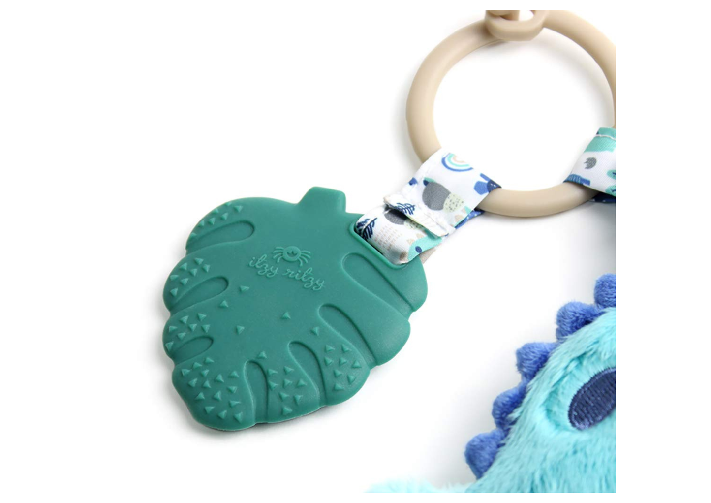 Sonajero de Peluche con Agarre - Dino
