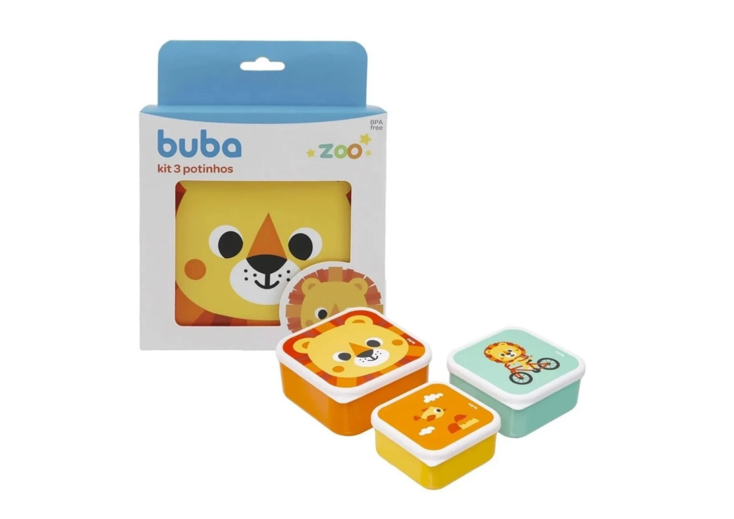 Set x 3 Tuppers Leon - Bubazoo