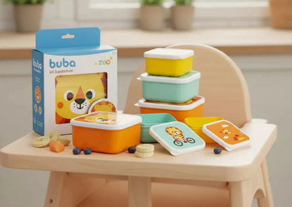 Set x 3 Tuppers Leon - Bubazoo