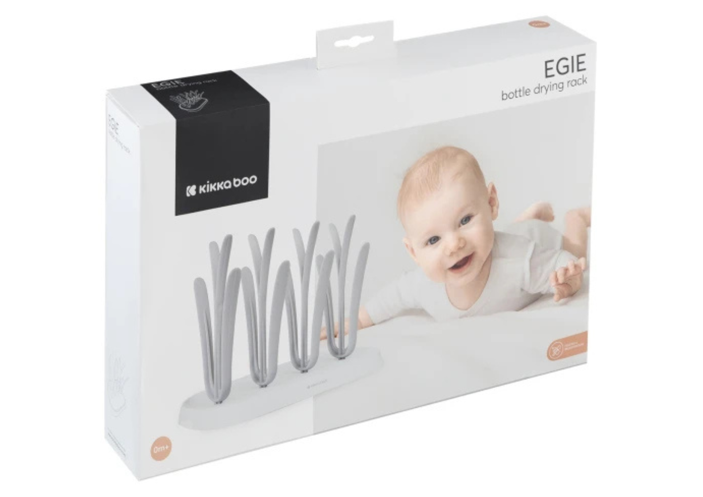 Escurridor Para Mamaderas Tulip Gris - Kikkaboo