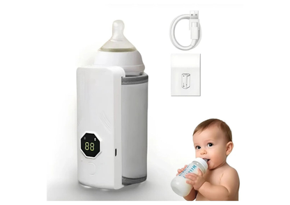 Calienta Mamaderas Portátil con Carga USB