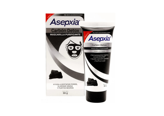 Mascarilla Facial Asepxia Carbón Peel Off 30 Gramos