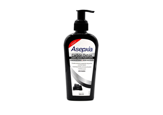 Jabón Líquido Facial Asepxia Carbón 200 ml
