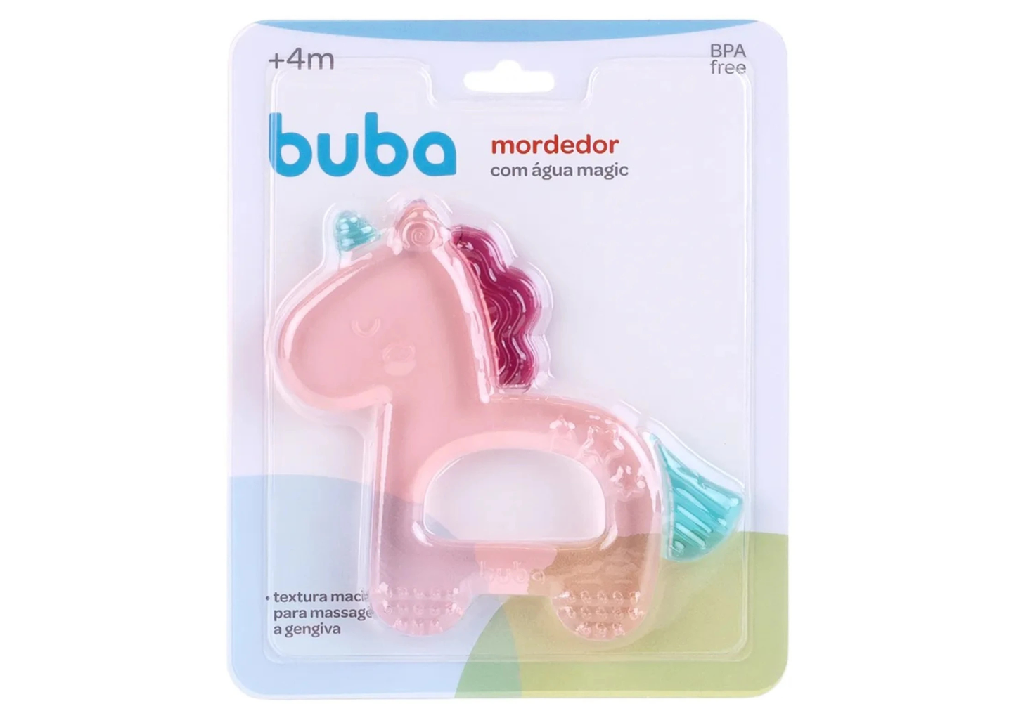 Mordillo en Gel para Bebé Rosa - Buba