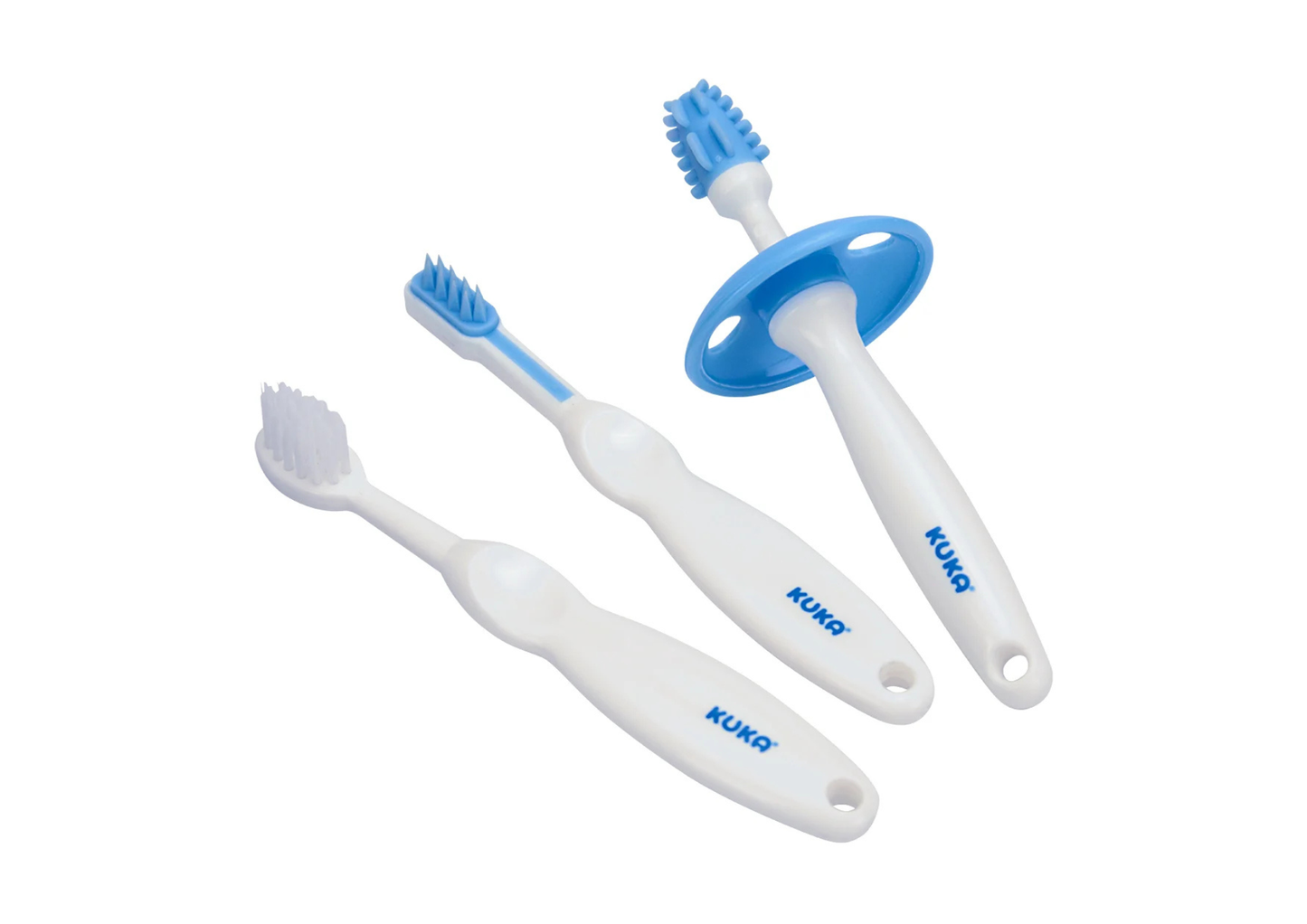Kit x3 Higiene Dental para Bebé Azul - Kuka