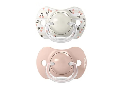 Pack x2 Chupetes Fisiológicos 0-6M Suavinex Rosa - Birdies