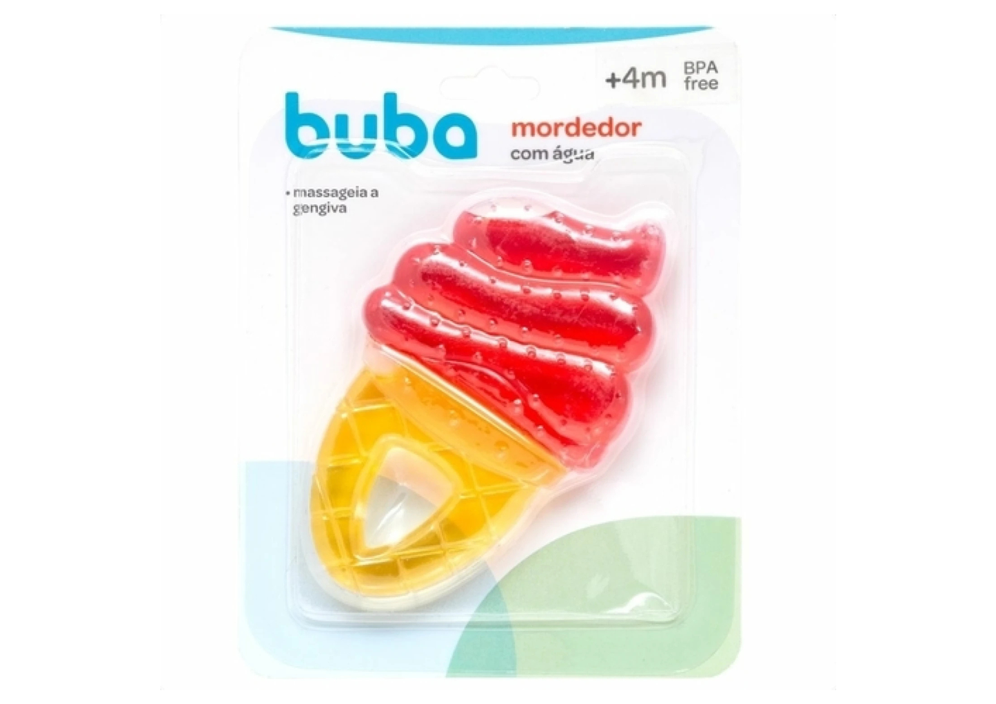 Mordillo Gel Helado BUBA - Rojo