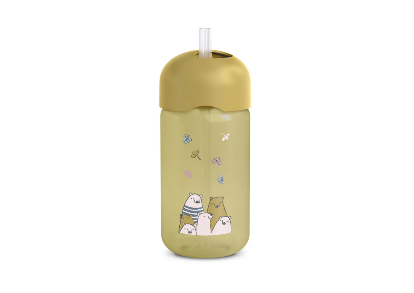 Vaso Con Sorbito Antiderrame 340Ml - Verde Suavinex