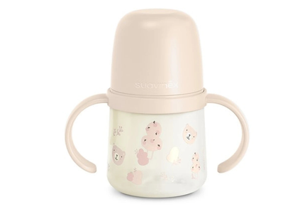 Vaso con Asas 150ml +6M Suavinex - Rosa