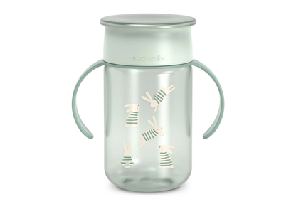 Vaso 360 Suavinex 340ml +12M - Conejo Verde
