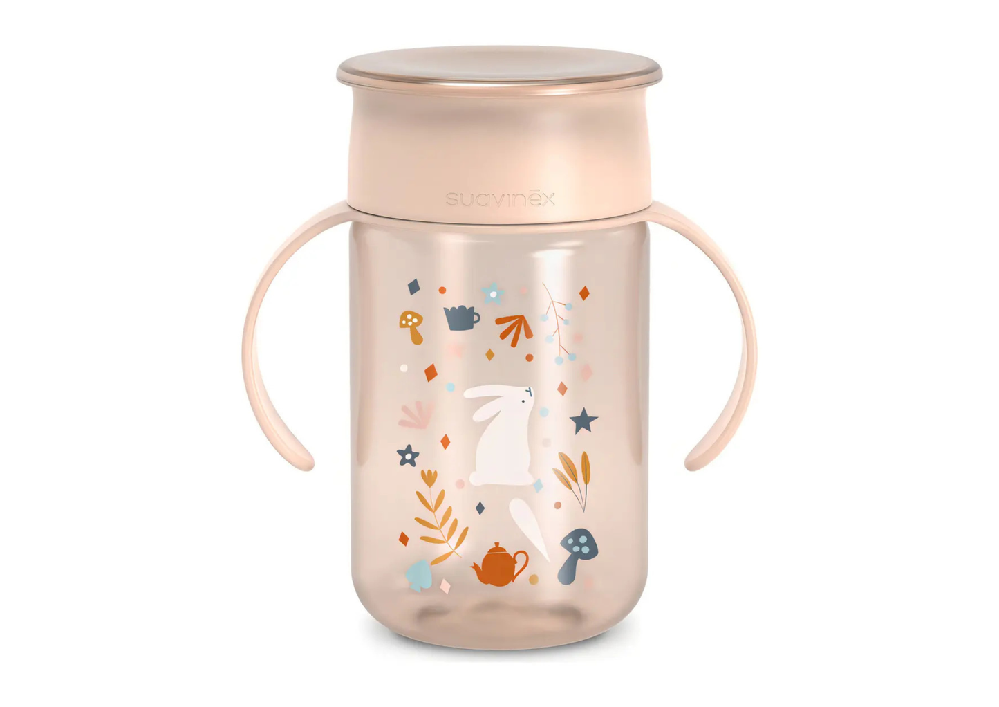 Vaso 360 Suavinex 340ml +12M - Conejo Rosa