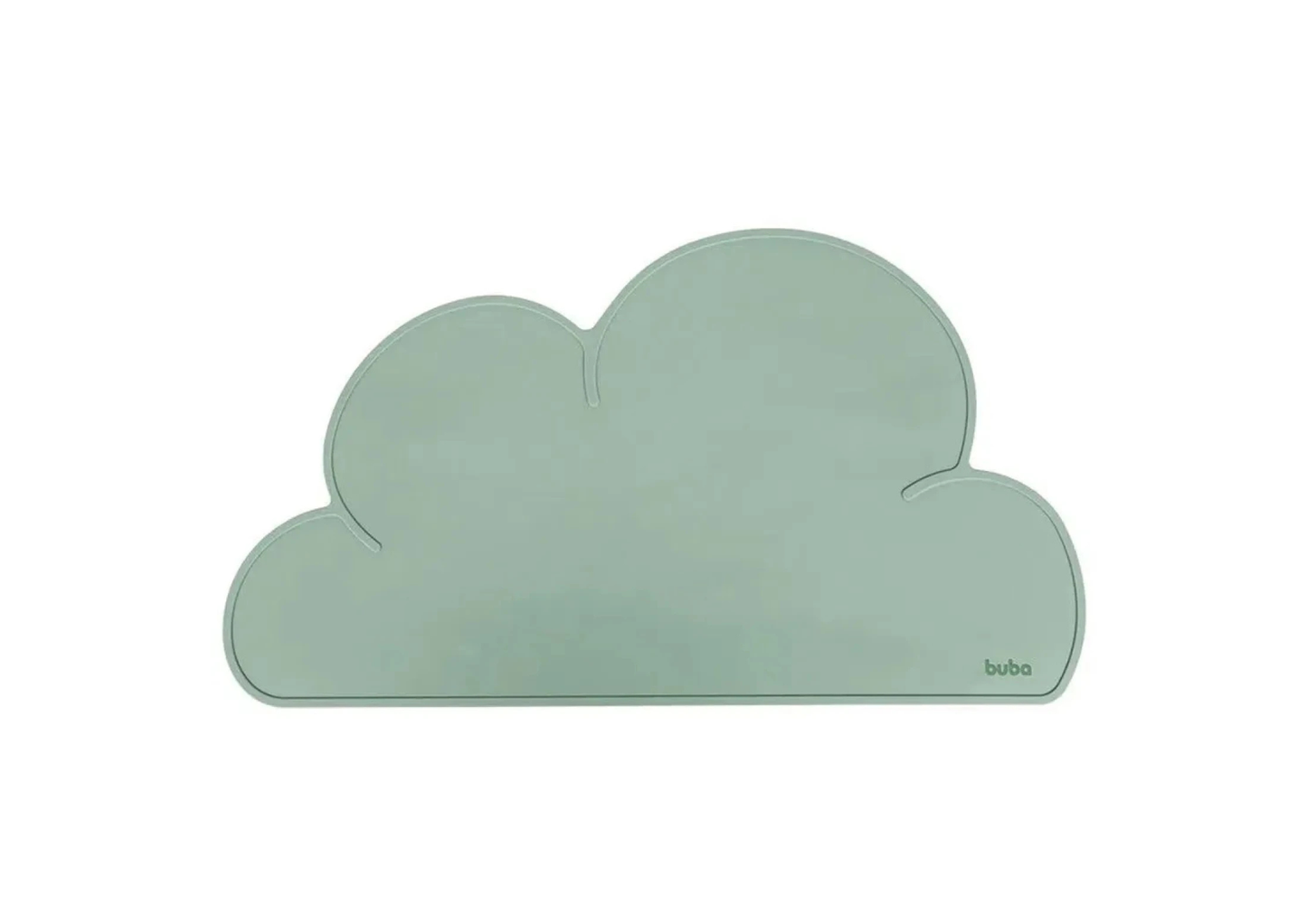 Mantel Individual de Silicona para Bebé Nube Verde - Buba