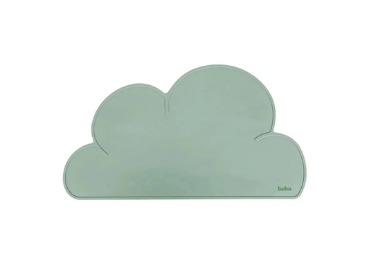 Mantel Individual de Silicona para Bebé Nube Verde - Buba