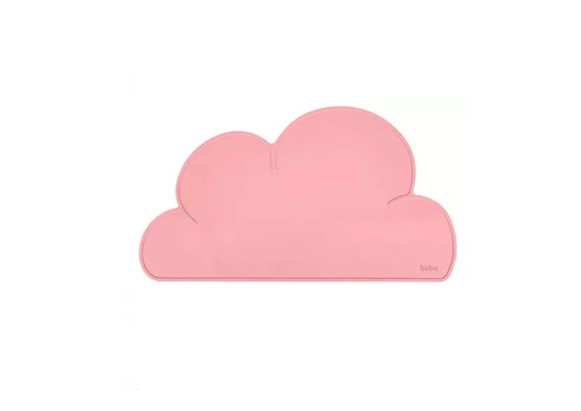 Mantel Individual de Silicona para Bebé Nube Rosa - Buba
