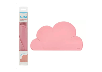 Mantel Individual de Silicona para Bebé Nube Rosa - Buba