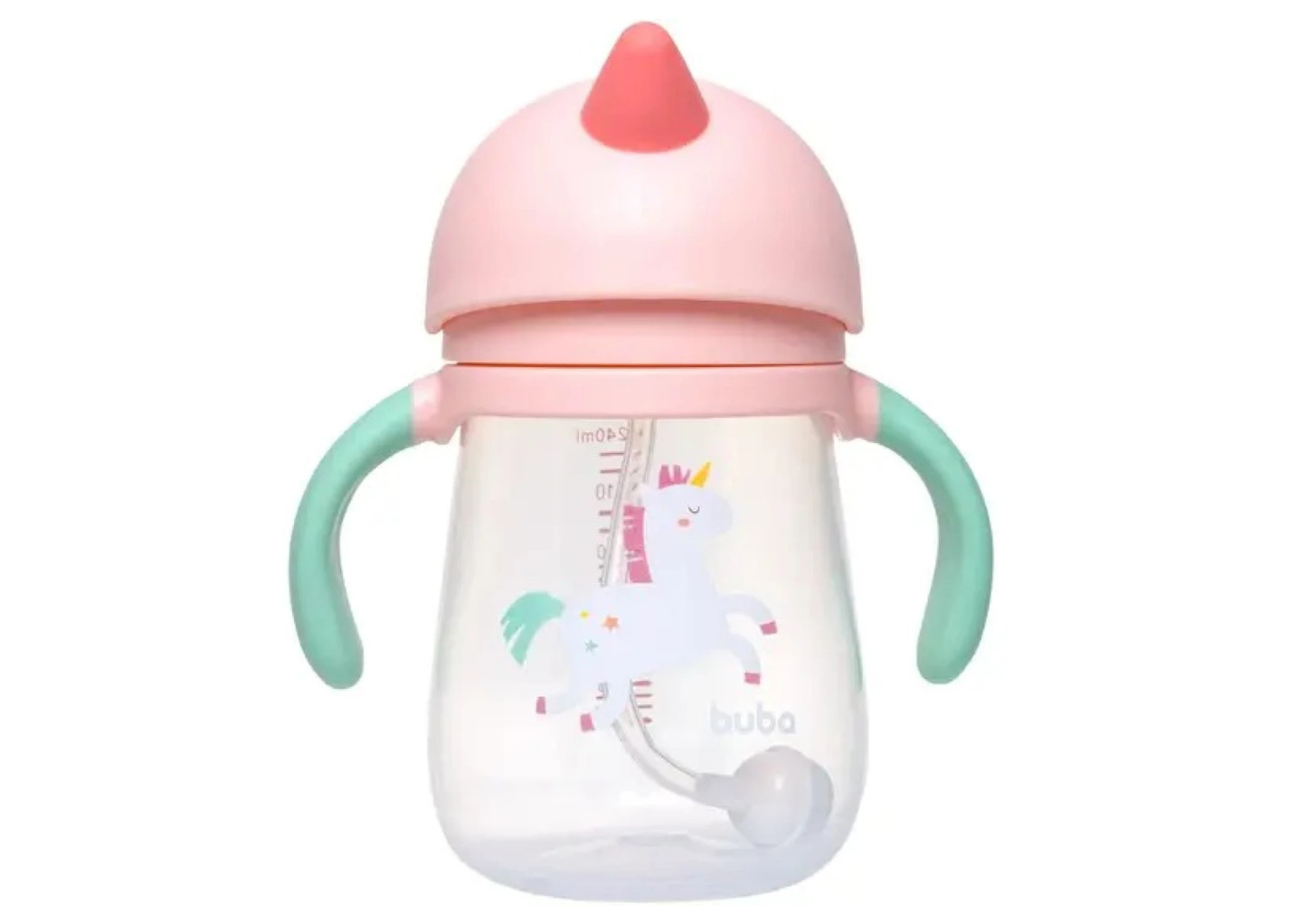 Vaso Sorbito con Asas Buba - Unicornio Rosa