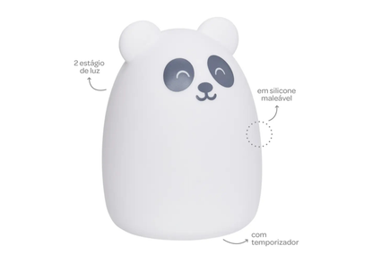 Lámpara Veladora LED de Silicona Panda - Buba