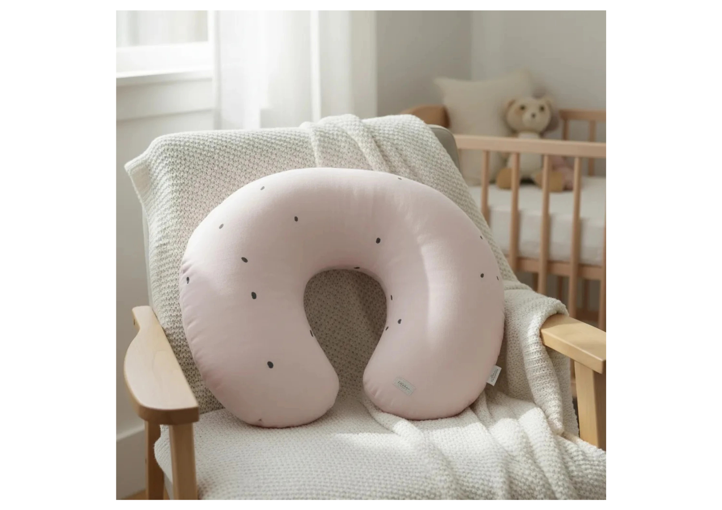 Almohada lactancia Rosa - Kikkaboo