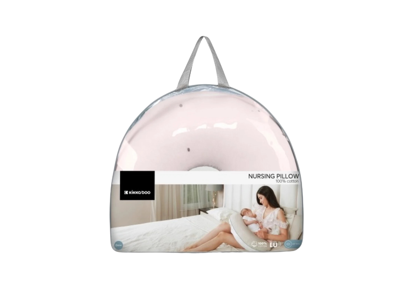Almohada lactancia Rosa - Kikkaboo