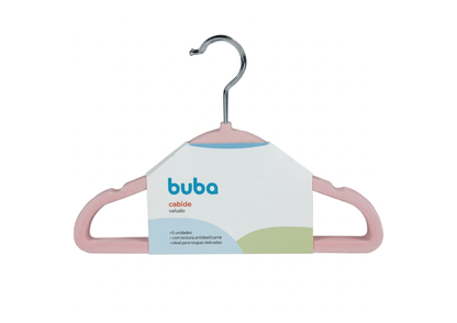 Set x 5 Perchas Infantiles Rosadas - Buba