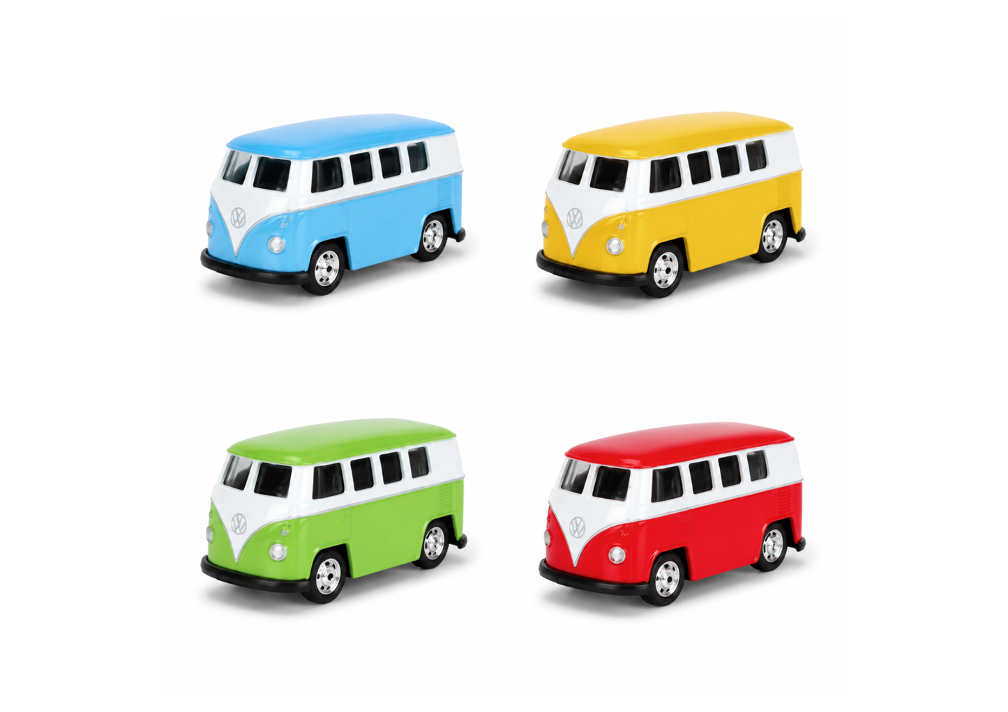 Combi Miniatura Con Pull Back - Amarillo