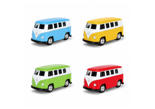 Combi Miniatura Con Pull Back - Amarillo