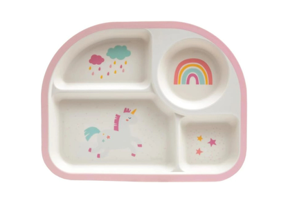 Plato con Divisiones Rosa - Buba