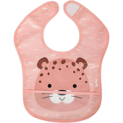 Babero Impermeable con Bolsillo y Velcro Buba - Gatita