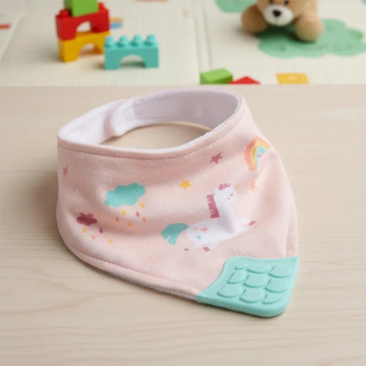 Babero Bandana Unicornio con Mordillo - Buba