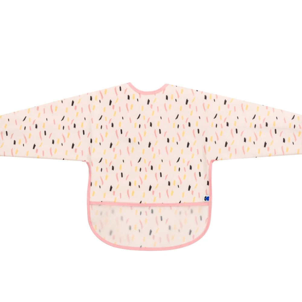 Babero con Mangas Impermeable Kikkaboo - Arty Rosa