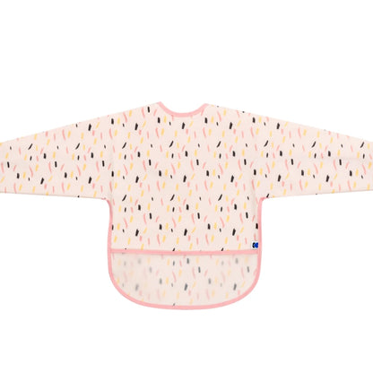 Babero con Mangas Impermeable Kikkaboo - Arty Rosa