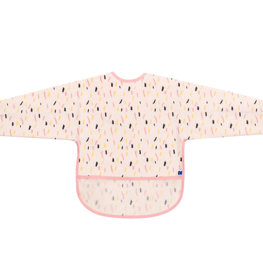 Babero con Mangas Impermeable Kikkaboo - Arty Rosa