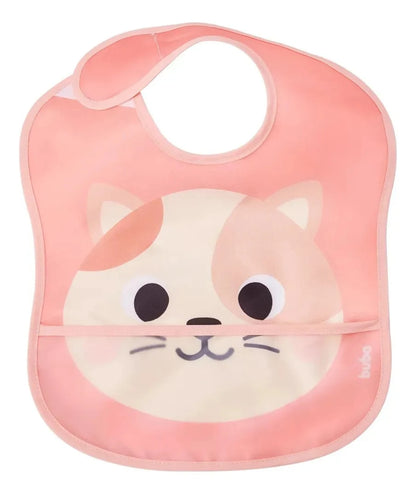Babero Impermeable con Bolsillo Bubba - Gatita