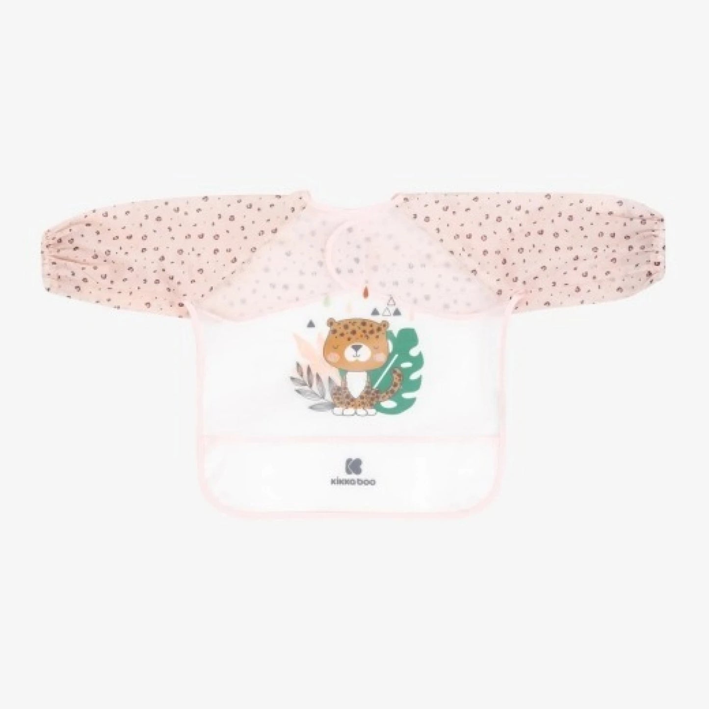 Babero con Mangas Impermeable Kikkaboo - Savanna Rosa