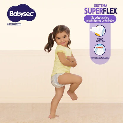 Pañales Babysec Premium XXG - 96 Unidades