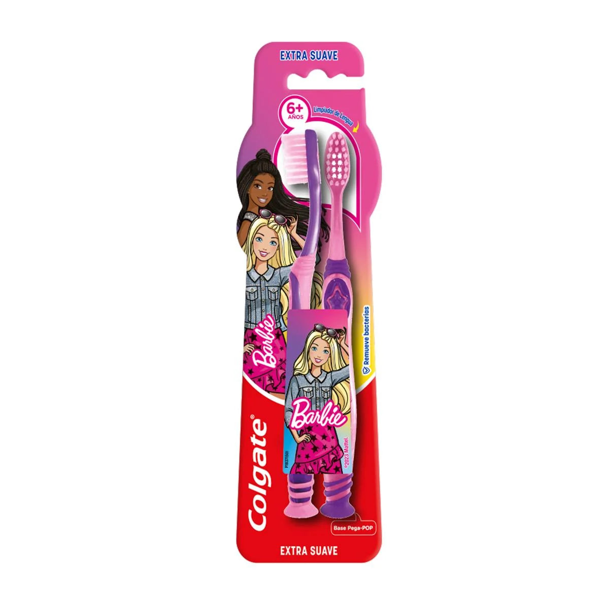 Cepillo de Dientes Colgate 6+ Extra Suave Barbie