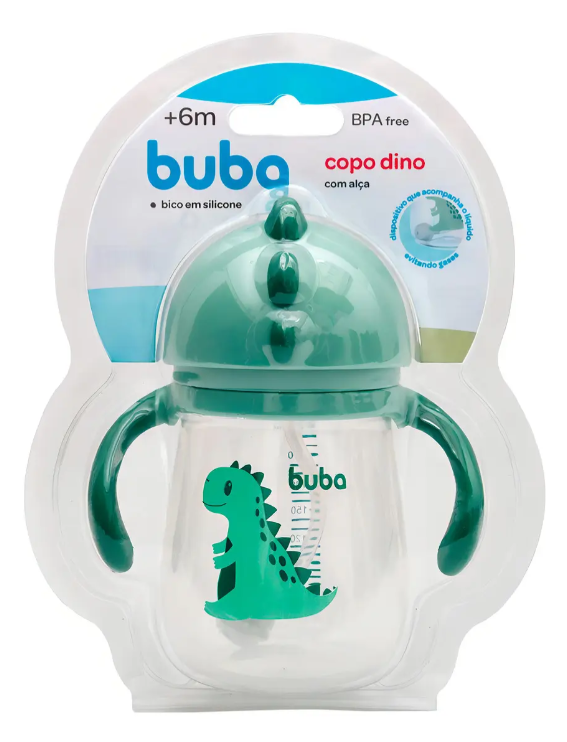 Vaso Sorbito con Asas Buba - Dino Verde