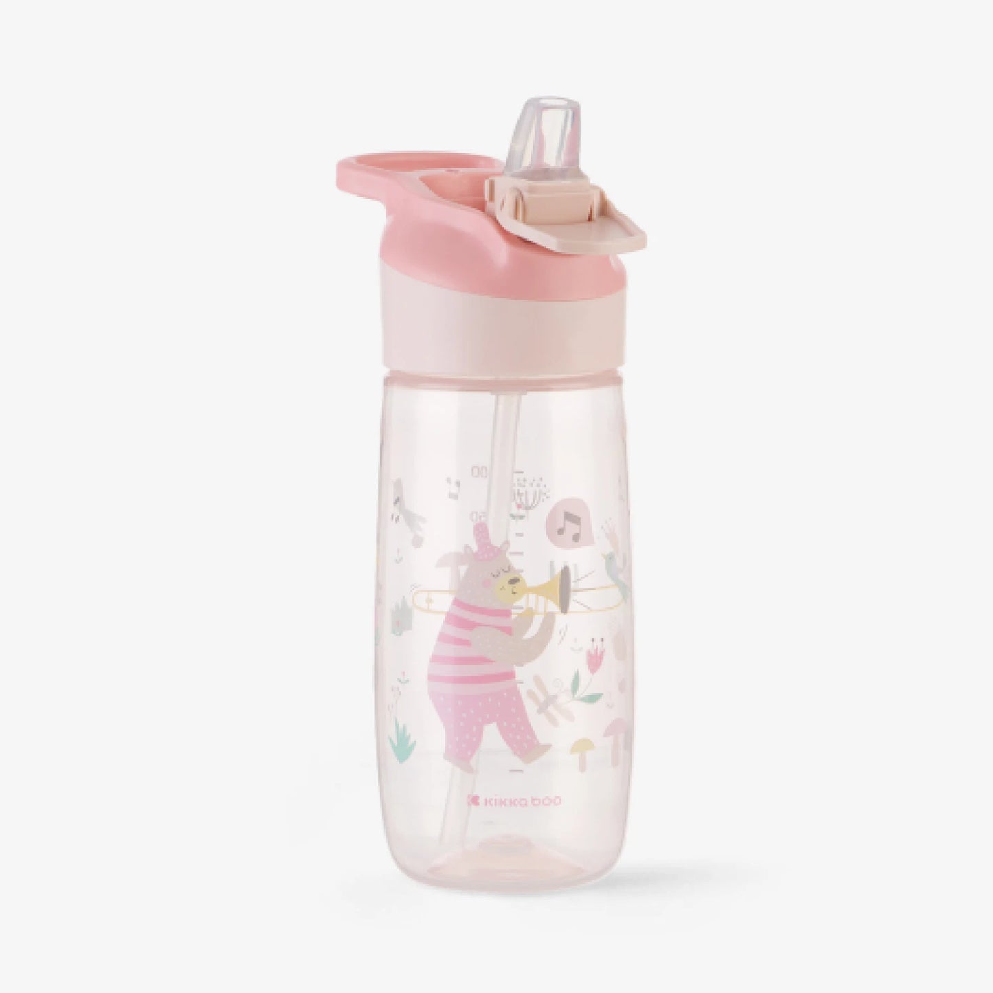Botella con Boquilla 450ml Rosa - Kikkaboo