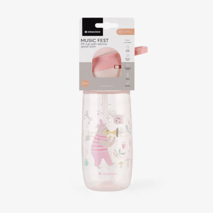 Botella con Boquilla 450ml Rosa - Kikkaboo