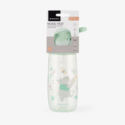 Botella con Boquilla 450ml Verde - Kikkaboo