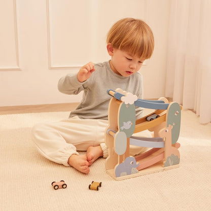 Torre de Carritos de Madera Montessori - Buba