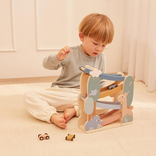 Torre de Carritos de Madera Montessori - Buba