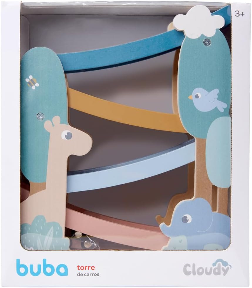 Torre de Carritos de Madera Montessori - Buba