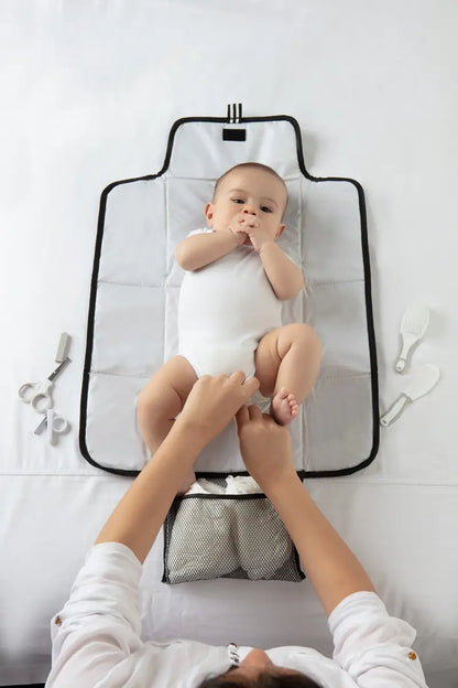 Cambiador de Pañales Portátil Impermeable Buba - Negro