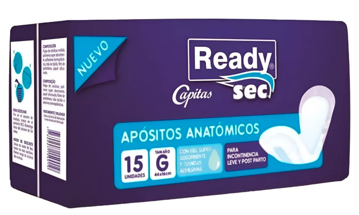 Pañales para Adultos Ready Sec Capitas G x 24 unidades