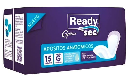 Pañales para Adultos Ready Sec Capitas G x 24 unidades