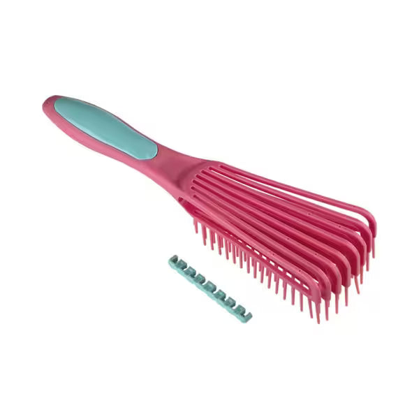 Cepillo para Cabello Rizado Desenredante Dompel Caracol Amarilo
