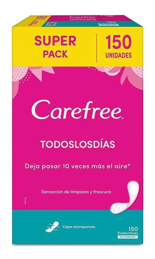 Protectores Diarios Carefree Todos los Días 150 unidades