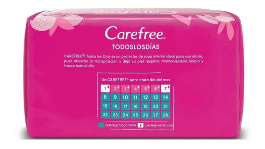 Protectores Diarios Carefree Todos los Dias - 20 Unidades