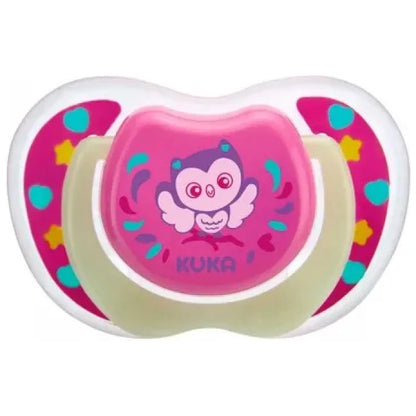 Chupete Brilla en la Oscuridad (+6 meses) Rosado Kuka